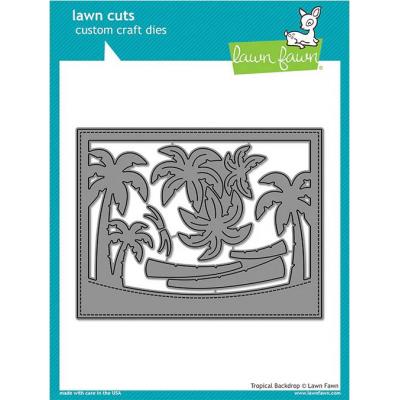 Lawn Fawn Lawn Cuts - Tropical Backdrop